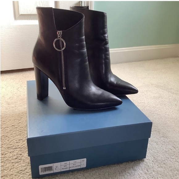 Paige - Kate ankle leather booties - 4 inch heel 7.5 - Picture 2 of 8